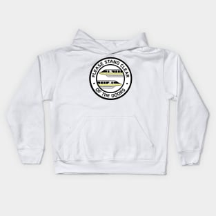 MonorailStandClearYellow Kids Hoodie